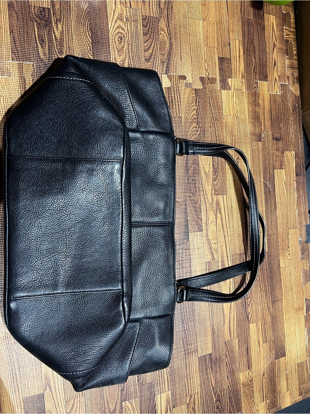 Classic Vintage Black Leather Coach bag - Picture 2 of 4